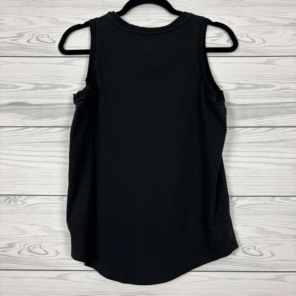 Buttercloth Black Regular Fit Tank Top Size Medium Knit - Picture 4 of 6